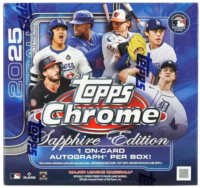 2025 Topps Chrome Baseball Sapphire Edition Box