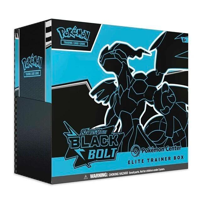 Pokemon Scarlet and Violet: Black Bolt Pokemon Center Elite Trainer Box