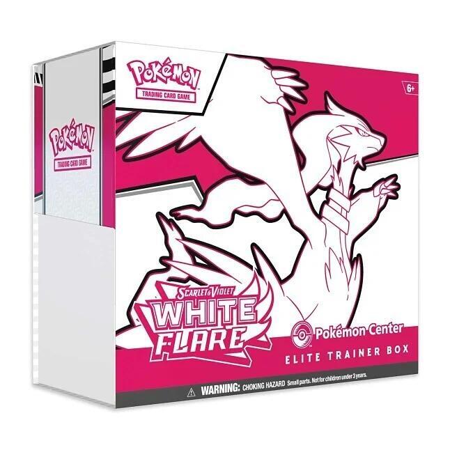 Pokemon Scarlet and Violet: White Flare Pokemon Center Elite Trainer Box