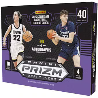 2024/25 Panini Prizm Draft Picks Collegiate Basketball Hobby Box