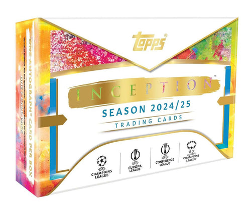 2024/25 Topps Inception UEFA Club Competitions Soccer Hobby Box
