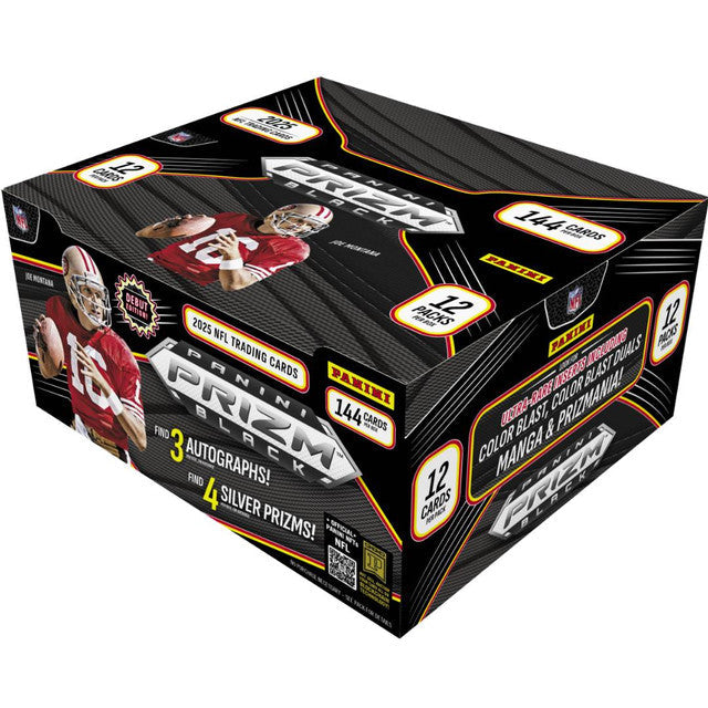 2025 Panini Prizm Black Football Hobby Box