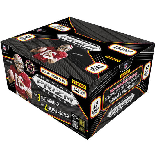 2025 Panini Prizm Black Football Hobby Box
