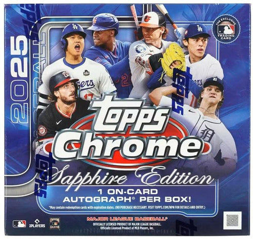 2025 Topps Chrome Baseball Sapphire Edition Box