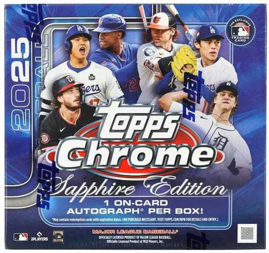 2025 Topps Chrome Baseball Sapphire Edition Box