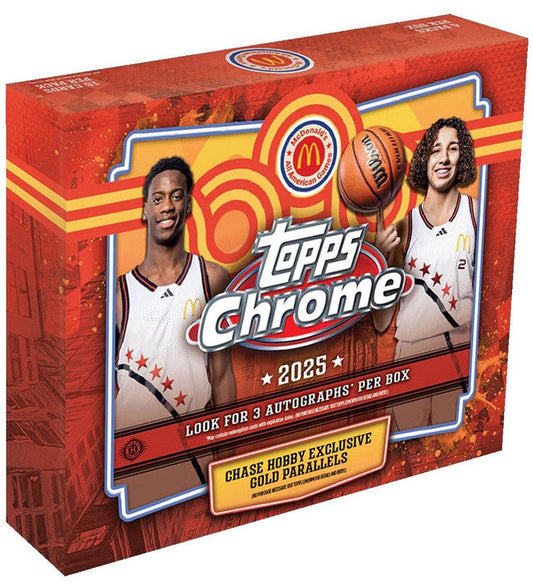 2025 Topps Chrome McDonalds All American Basketball Hobby Box