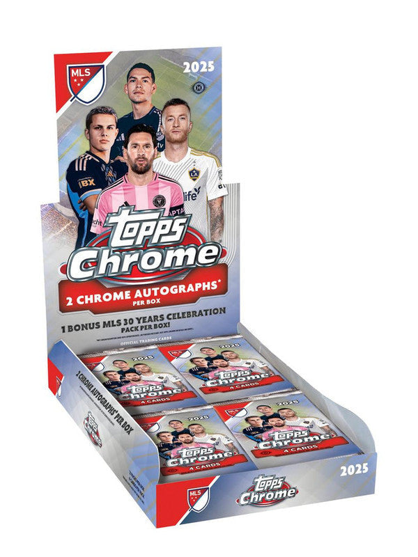 2025 Topps MLS Chrome Hobby Box