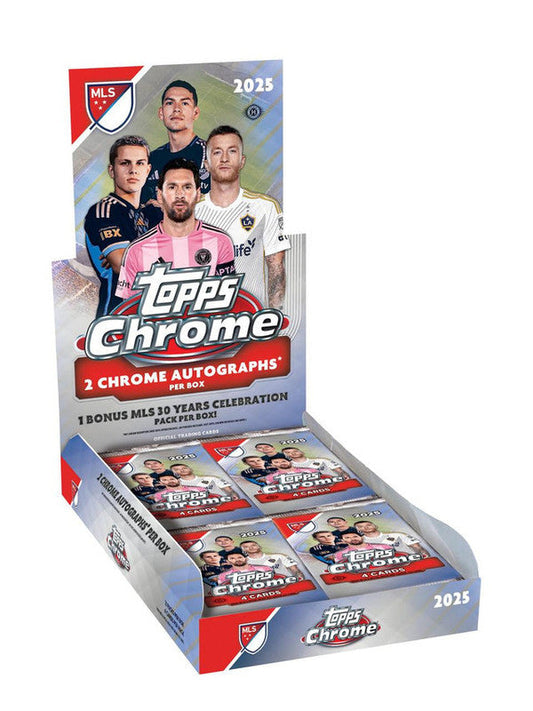 2025 Topps MLS Chrome Hobby Box