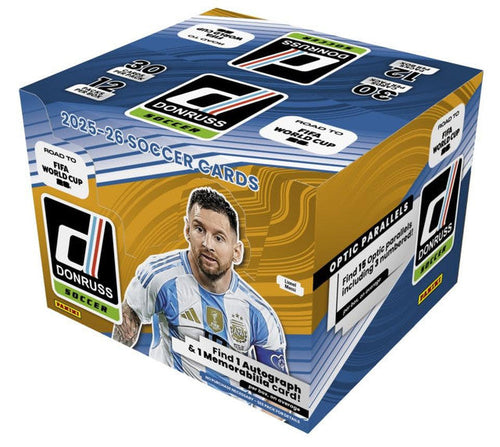 2025/26 Panini Donruss Road to FIFA World Cup Soccer Hobby Box (PRE-ORDER)
