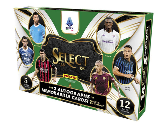 2025/26 Panini Select Serie A Soccer Hobby Box (PRE-ORDER)