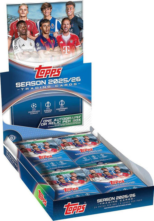 2025/26 Topps UEFA Club Competitions Soccer Hobby Box