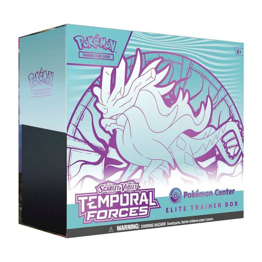Pokemon Scarlet and Violet: Temporal Forces Pokemon Center Elite Trainer Box (Walking Wake)