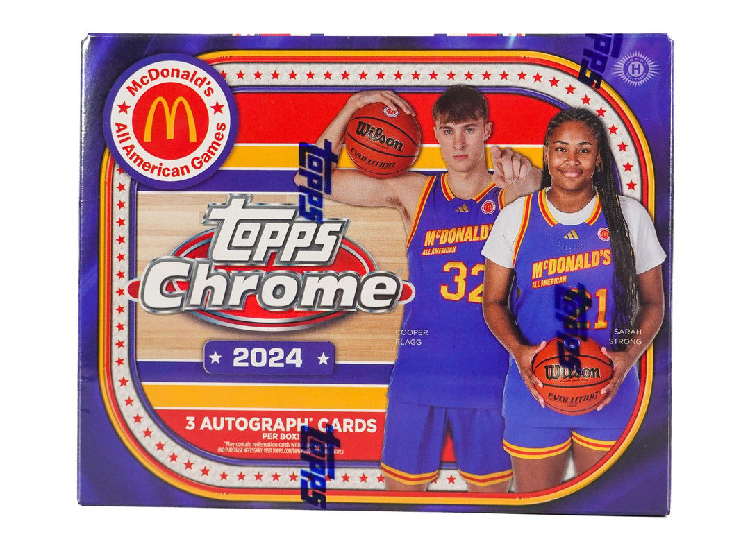 2024 Topps Chrome McDonalds All American Basketball Hobby Box
