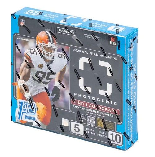 2025 Panini Photogenic Football 1st Off The Line FOTL Hobby Box