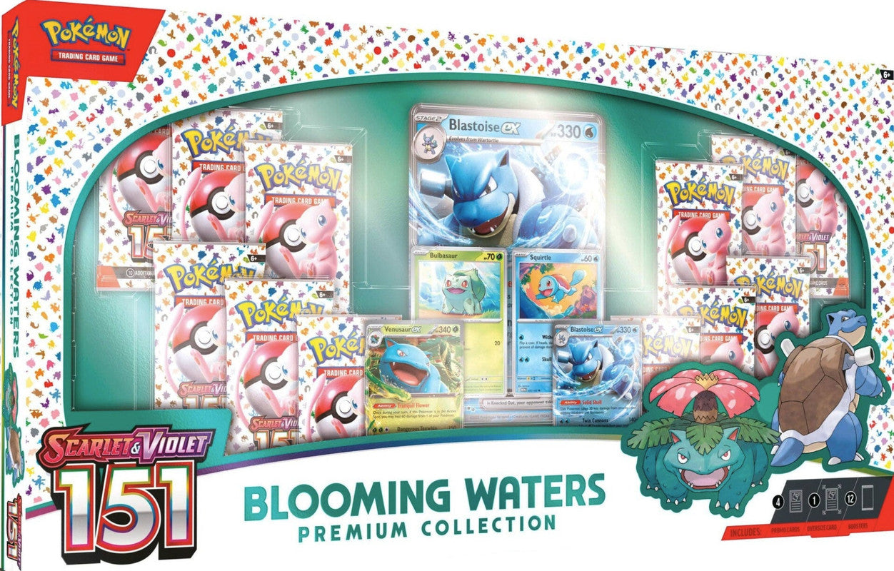 Pokemon TCG: Scarlet and Violet - 151 Blooming Waters Premium Collection Box