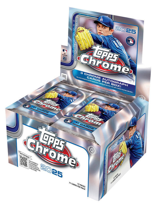 2025 Topps Chrome Baseball Hobby Jumbo Box
