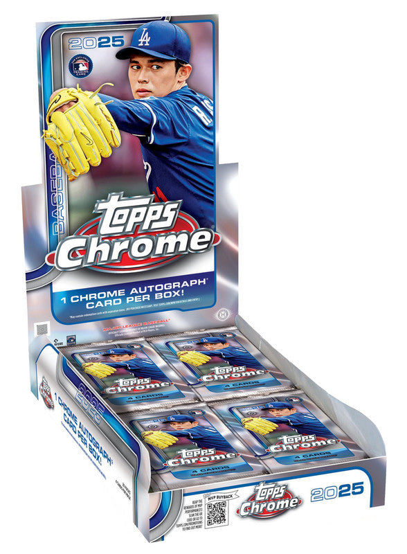 2025 Topps Chrome Baseball Hobby Box