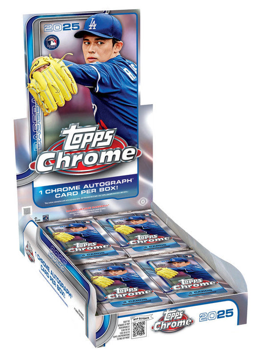 2025 Topps Chrome Baseball Hobby Box